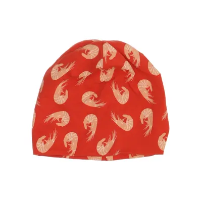 Beaniemössa (Röd, Beige) från Emma och Malena Bomull, Elastan