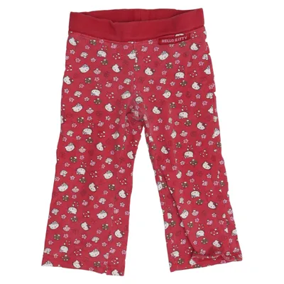 Byxor (Röd, Flerfärgad) från H&M x Hello Kitty Bomull, Elastan