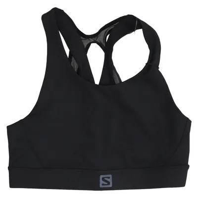Sports bra (Gray) from Salomon Elastane, Polyamide, Polyester