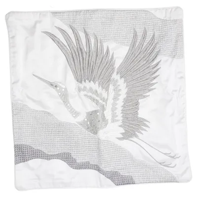 Housse de coussin (Blanc, Gris) de Zara Home Coton, Polyester