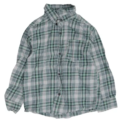 Flannel shirt (Green, Gray, Multicolored) from Zara Boys Collection