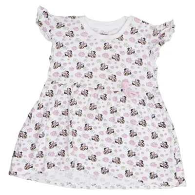 Jurk (Wit, Meerkleurig) van Disney Baby Katoen, Elastaan