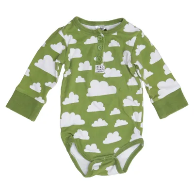 Body (Vert, Blanc) de Färg & Form Coton