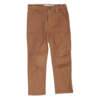 Broek (Bruin) van Minimarket Katoen, Elastaan