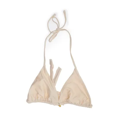 Bikini top (Beige) from Aqua Tropic Elastane, Polyamide