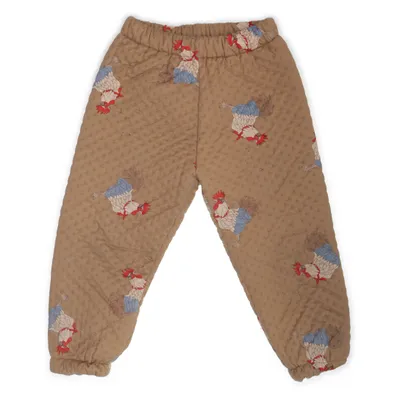 Pyjamasbyxor (Brun, Flerfärgad) från Konges Sløjd Polyester