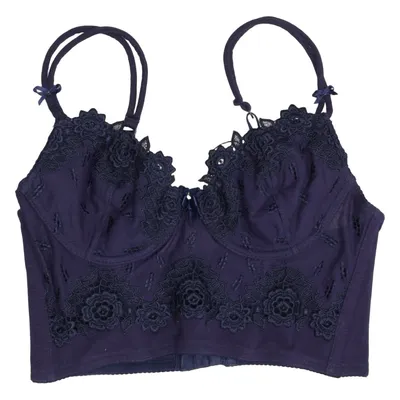 Bustier (Blauw) van Valery Katoen, Elastaan