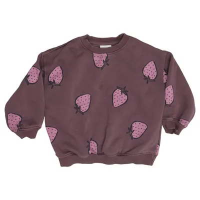 Sweatshirt (Purple, Pink) from Zara Cotton, Elastane