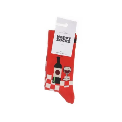 Strumpor (Röd, Vit, Svart) från Happy Socks