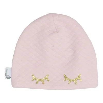 Beaniemössa (Rosa, Guldfärgad) från Liljewall Design