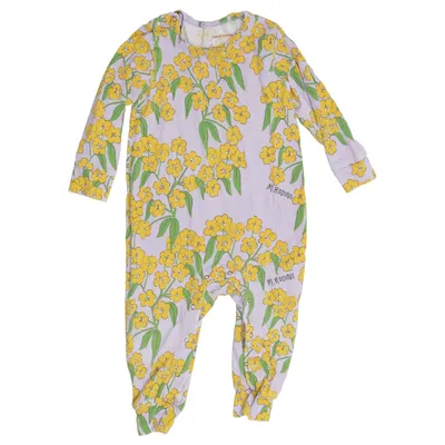 Sparkdräkt (Lila, Gul, Grön) från Mini Rodini Elastan, Lyocell