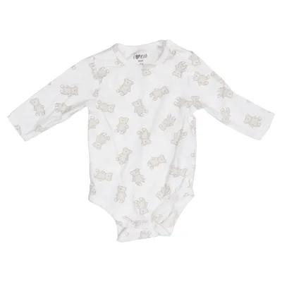 Body (White, Beige) from ICA I Love Eco Elastane, Organic cotton