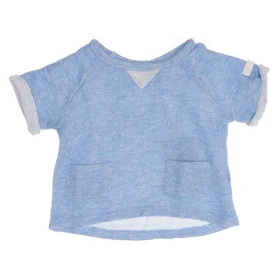 T-shirt (Blå, Grå) från 7 for All Mankind Bomull, Polyester