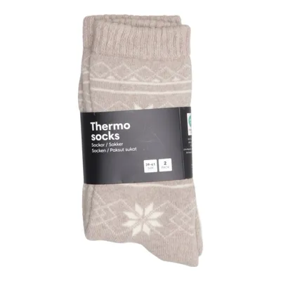 Knit socks (Beige) from Rusta Acrylic, Elastane, Polyamide, Polyester, Wool