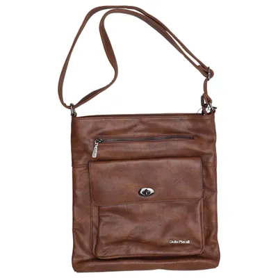 Skuldertaske (Brun) fra Giulia Pieralli Polyester, Polyurethan