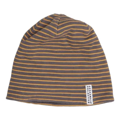 Beanie (Brown, Yellow) from Geggamoja Organic cotton, Polyester