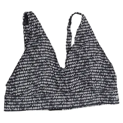 Bikini top (Sort, Hvid) fra Finnwear Elastan, Polyamid