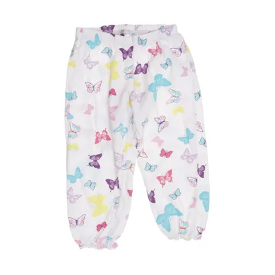 Pyjamasbyxor (Vit, Flerfärgad) från Softwear by Lindex Ekologisk bomull