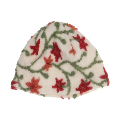 Beaniemössa (Vit, Röd, Grön) från Fun Wear Bomull, Polyester, Ull