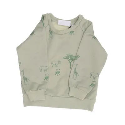 Sweatshirt (Green) from Mini Rodini Cotton, Elastane, Polyester