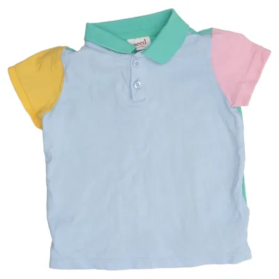 Pikétröja (Blå, Flerfärgad) från Seed Heritage Bomull