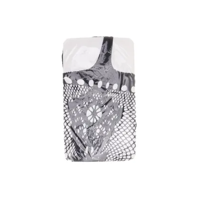 Nätstrumpbyxor (Svart, Vit)