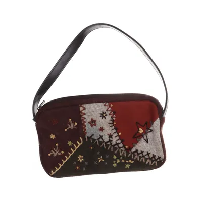 Axelremsväska (Brun, Flerfärgad) från Mango Accessories Polyester, Ull, Viskos