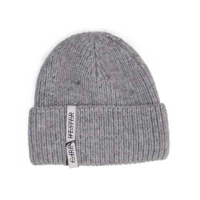 Beanie (Gray) from Carin Wester Acrylic, Wool