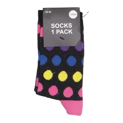 Chaussettes (Noir, Multicolore) de Rusta Coton, Élasthane, Polyester