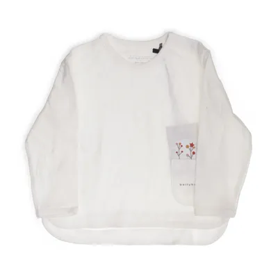 T-shirt à manches longues (Blanc) de Bellybutton Coton