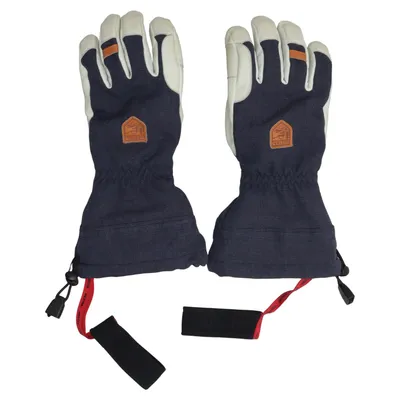 Handskar (Blå, Beige) från Hestra Elastan, Skinn, Polyester