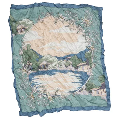 Zakdoek (Groen, Blauw, Beige)