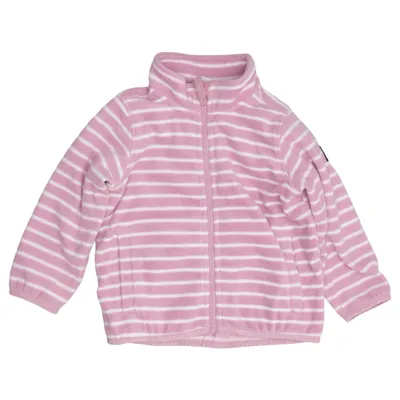 Fleece jacket (Pink, White) from Polarn O. Pyret Recycled polyester