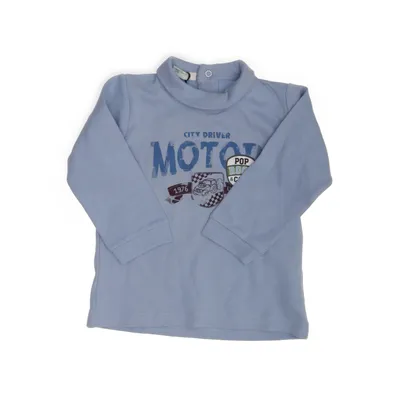 Lange mouwen shirt (Blauw) van Benetton Baby Katoen