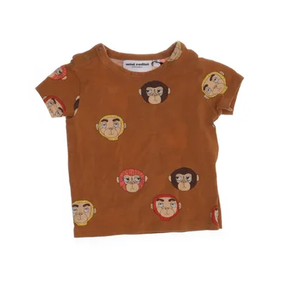 T-shirt (Brun, Flerfärgad) från Mini Rodini Ekologisk bomull, Elastan