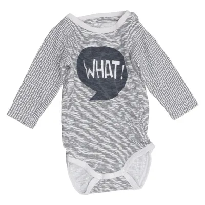 Body (Blanc, Gris) de Name It Minimize Élasthane, Coton biologique