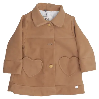 Coat (Brown) from Gymp Elastane, Polyester, Viscose