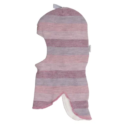 Balaklava (Pink, Gray, Purple) from Kivat Elastane, Organic cotton, Wool