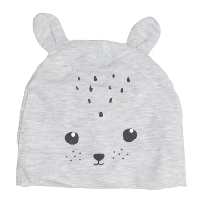 Beanie (Gray) from Lindex Newborn Cotton, Elastane, Viscose