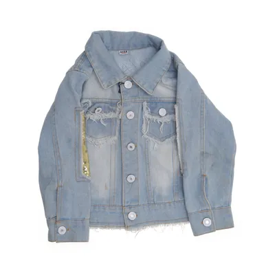 Denim jacket (Blue, Gold) from Hengsheng