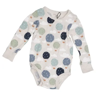 Body (Beige, Flerfarvet) fra Lindex Baby Bomuld, Elastan