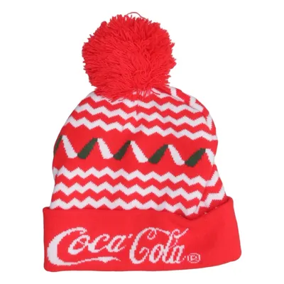 Toppluva (Röd, Vit) från Coca Cola Akryl, Elastan, Polyamid