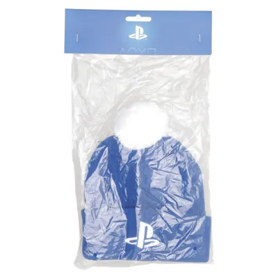 Bobble hat (Blue, White) from Playstation
