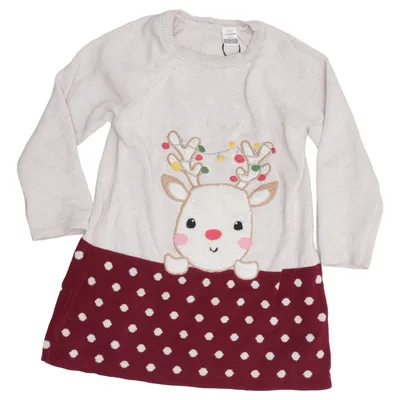 Kersttrui (Beige, Rood, Meerkleurig) van LC Waikiki Baby Katoen