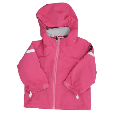 Softshell jacket (Pink, White) from Polarn O. Pyret Polyester