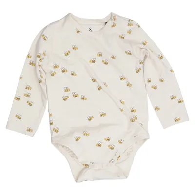 Body (White, Yellow) from Åhléns Kids Cotton, Elastane
