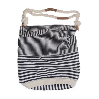 Strandtas (Zwart, Wit)