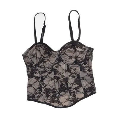 Bustier (Svart, Beige) från Divided by H&M Elastan, Polyester