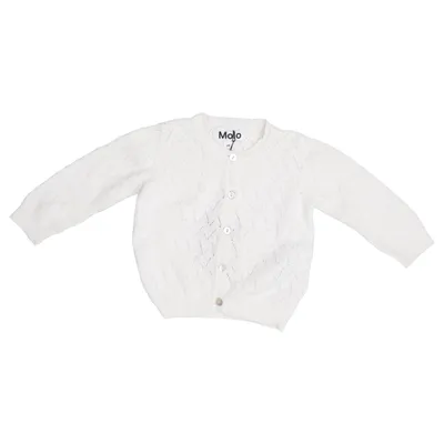 Cardigan (Blanc) de Molo Coton biologique