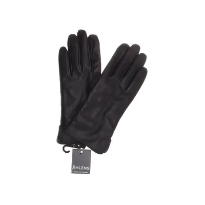 Läderhandskar (Svart) från Åhléns Akryl, Skinn, Ull